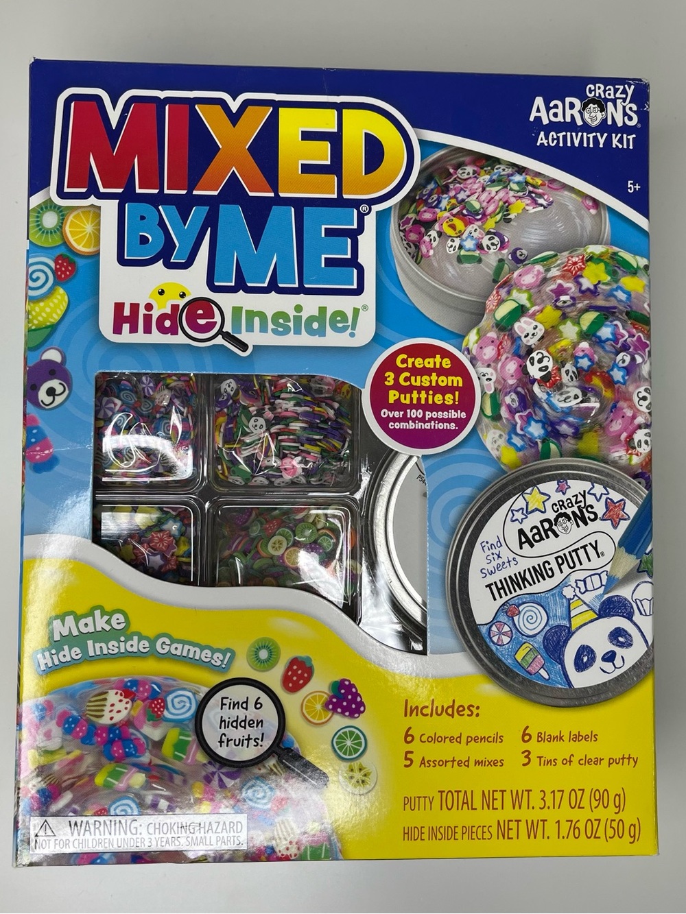 Crazy Aaron’s Mixed By Me "Hide Inside!" Thinking Putty / Slime Activity Kit NEW